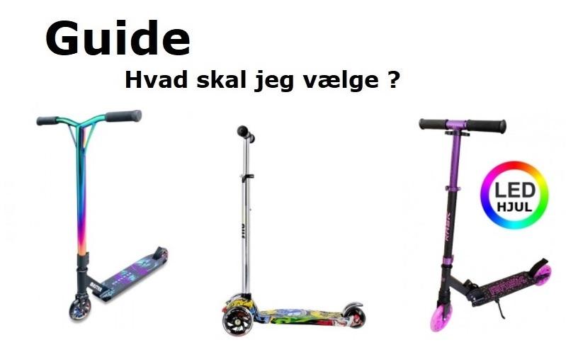 manipulere Caius rille Guide til Køb af det bedste Løbehjul, trick løbehjul og transport løbehjul