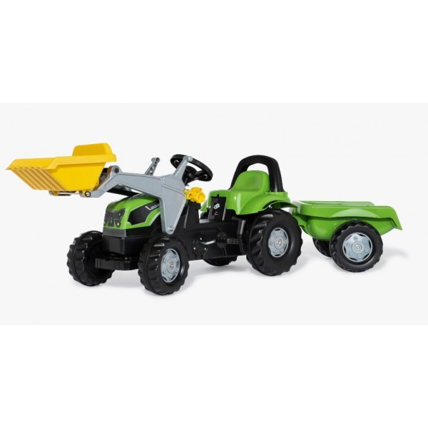 Billede af Rolly Toys Traktor Deutz-Fahr 5115 G TB med Frontskovl fra 2 år