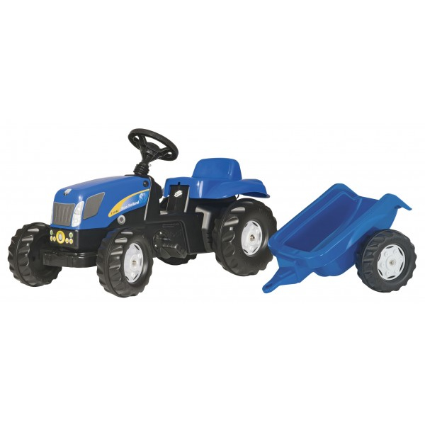 Billede af Rolly Toys New Holland T 7040 Med Anhænger