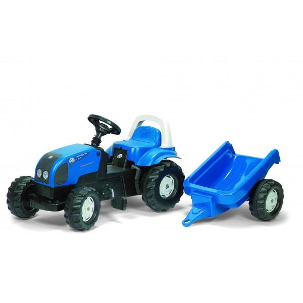 Rolly Toys Pedaltraktor Landini Med Anhænger