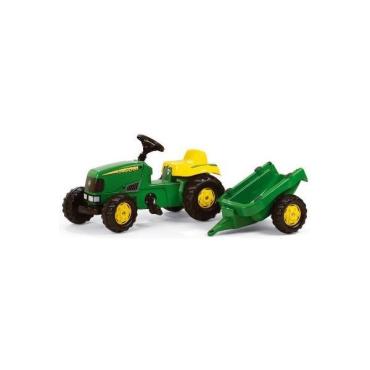 Rollykid John Deere Traktor Med Anhænger