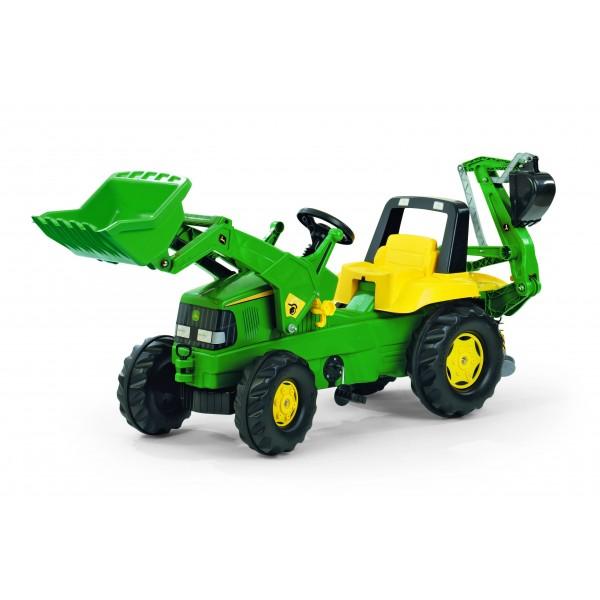 RollyToys Pedaltraktor John Deere Med Frontskovl