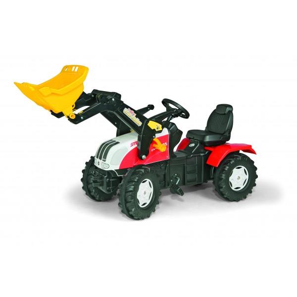 Rolly Toys Pedaltraktor Steyr 6240 CVT med Frontskovl