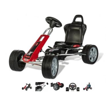 Rød X-racer Gocart 3-8 år til børn