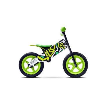 Træ Løbecykel ZAP Sort Grøn by ToyZ