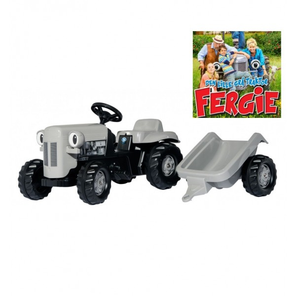 Billede af RollyKid Little Grey Fergie Traktor med vogn