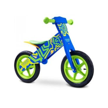 Træ Løbecykel ZAP Blå Grøn by ToyZ