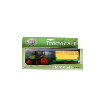 Traktor sæt Kids Globe Traktor m vogn