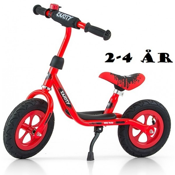 Løbecykel Dusty fra Milly Mally 2 - 4 år Rød