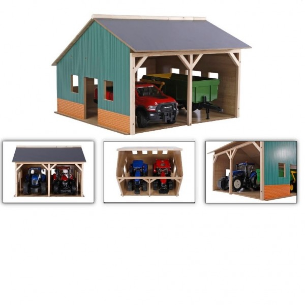 Billede af Kids Globe Traktor Garage med plads til 2 stk model 2023