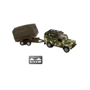 Landrover Defender Military Kids globe