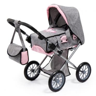 Bayer City Star dukkevogn Grey Butterfly