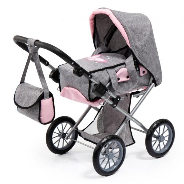 Bayer City Star dukkevogn Grey Butterfly
