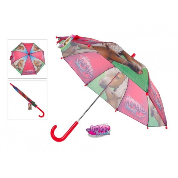 #2 - Heste Paraply 70 x 60 cm til børn