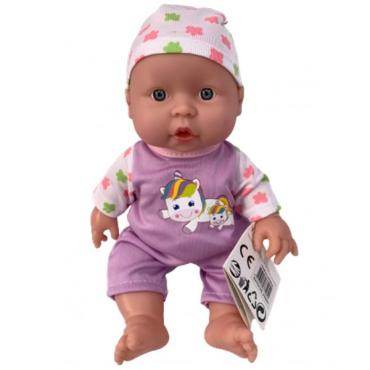 Dukke 25 cm UNICORN LILLA