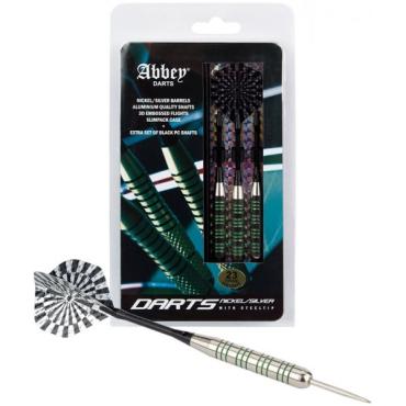 Stål Dartpil 23 gram Abbey Dart Sort