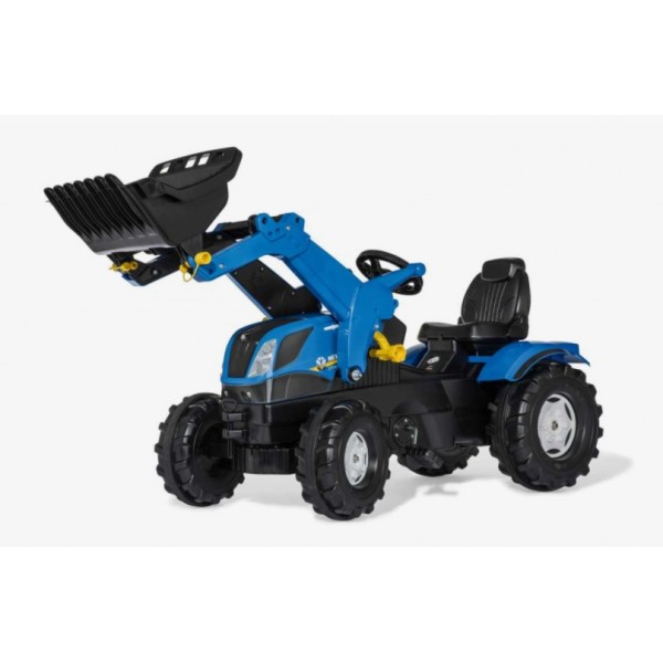 #2 - Rolly Toys Farmtrac New Holland med frontlæsser