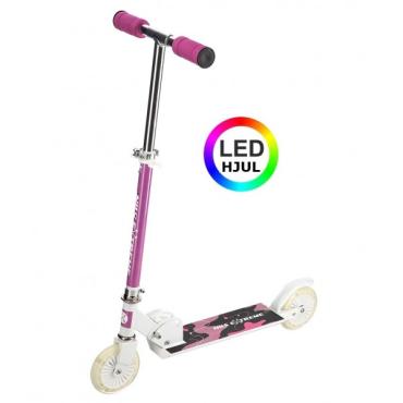 NILS 120 mm LED LYS Løbehjul PINK