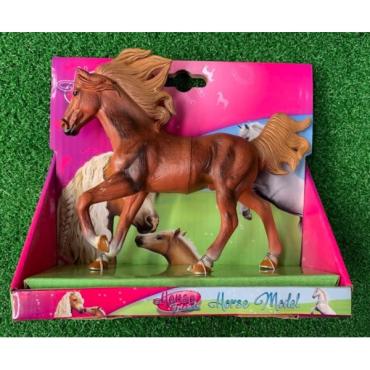 Horse Friends Hest TWO 15 cm lang