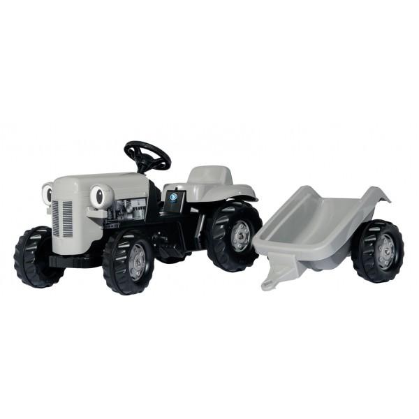 RollyKid Little Grey Fergie Traktor med vogn