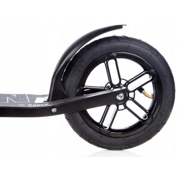 Raven 200mm AIR Løbehjul Sort med lufthjul