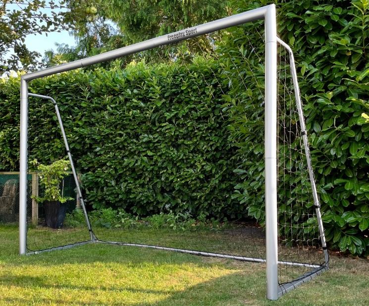 Freeplay 240 x 160 cm Fodboldmål Silver til haven