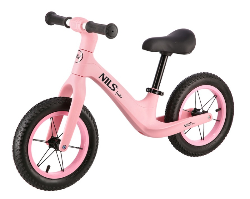 NILS Magnesium Løbecykel Pink