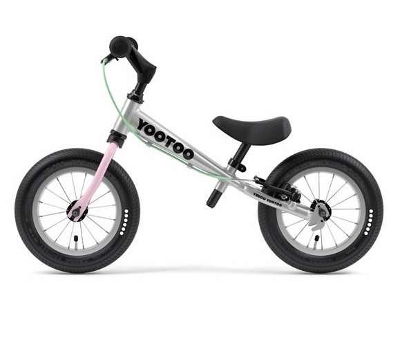 YEDOO YOU TOO Løbecykel Candy Pink i Aluminium med håndbremse