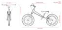 YEDOO YOU TOO Løbecykel Candy Pink i Aluminium med håndbremse