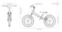 YEDOO POLICE Løbecykel med håndbremse