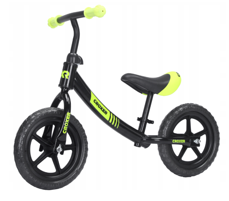 Casell Black Lime Løbecykel by Croxer
