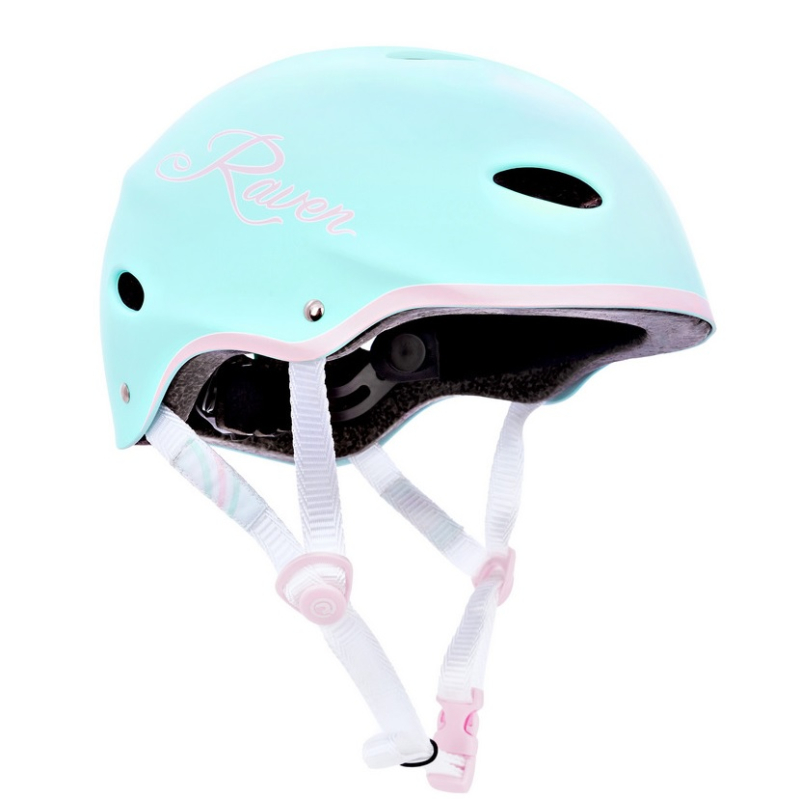 10: Raven F511 Skaterhjelm Mint/Pink