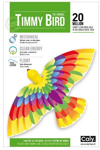 Billede af Timmy Bird legetøjsfugl - kan flyve uden batterier - Kan flyve 30 meter