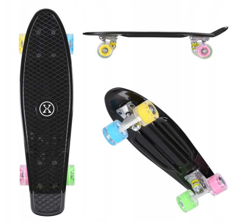 Se Nils Extreme Pennyboard BLACK hos Legehjulet.dk