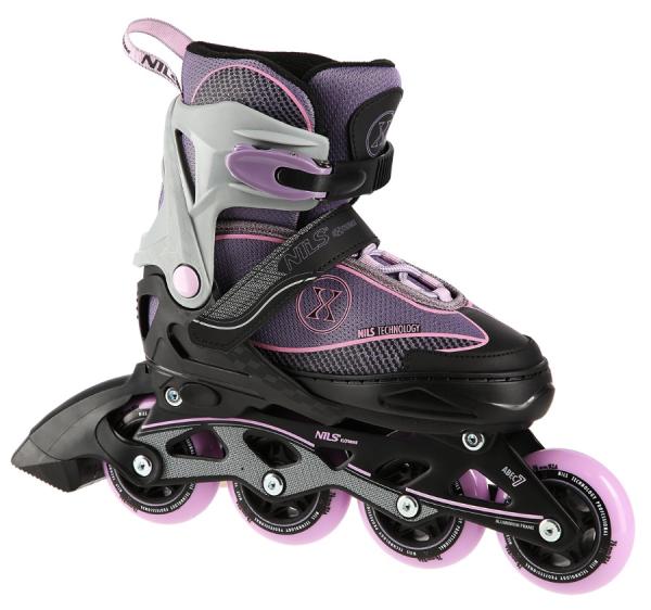NILS Extreme Rulleskøjte 11008 GREY VIOLET 