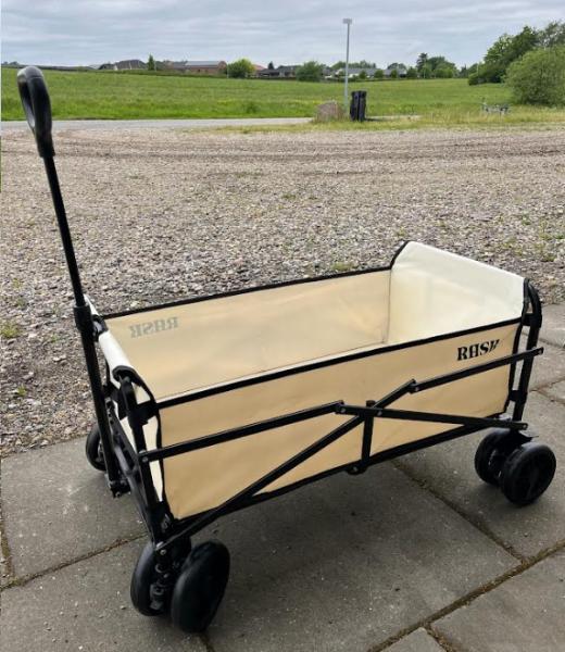 RASK Trækvogn 101 x 50 cm Beige 8-wheel