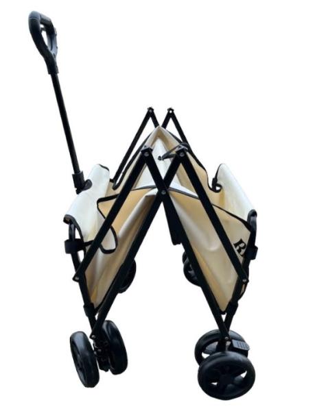 RASK Trækvogn 101 x 50 cm Beige 8-wheel