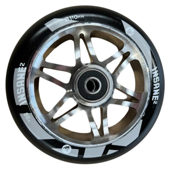 INSANE 110 mm ALU SILVER ABEC