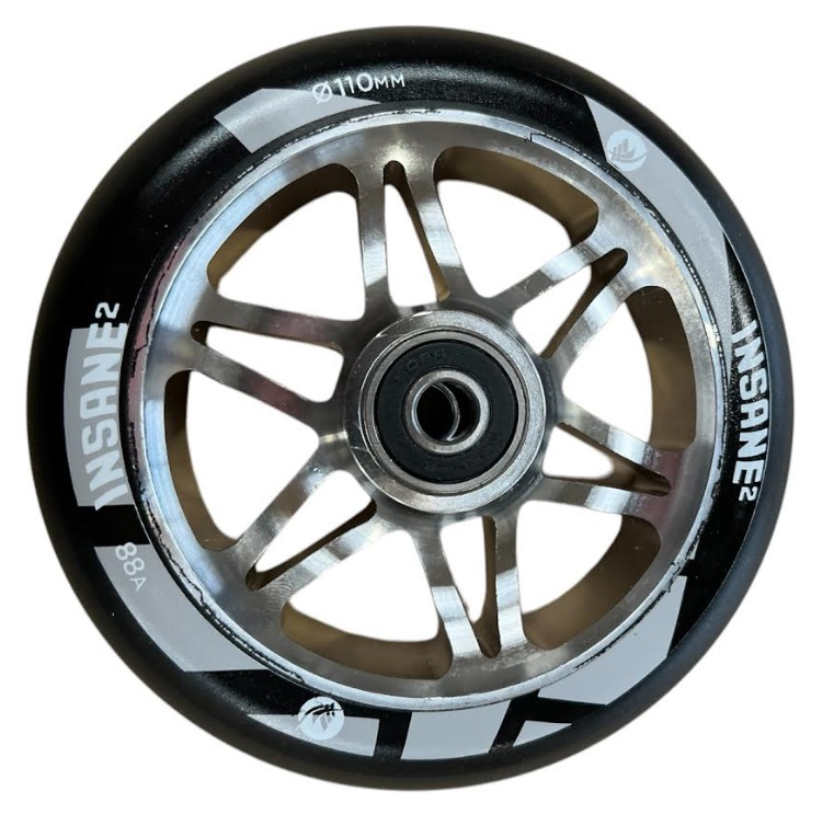 INSANE 110 mm ALU SILVER ABEC