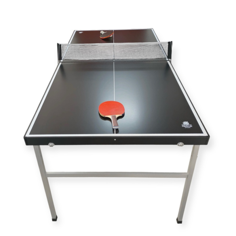 Bordtennisbord 180x90 Sort [midi] Med Bat Foldbart Freeplay