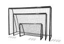 RASK Fodboldmål 300 x 200 cm SORT i stål med dobbelt overlægger