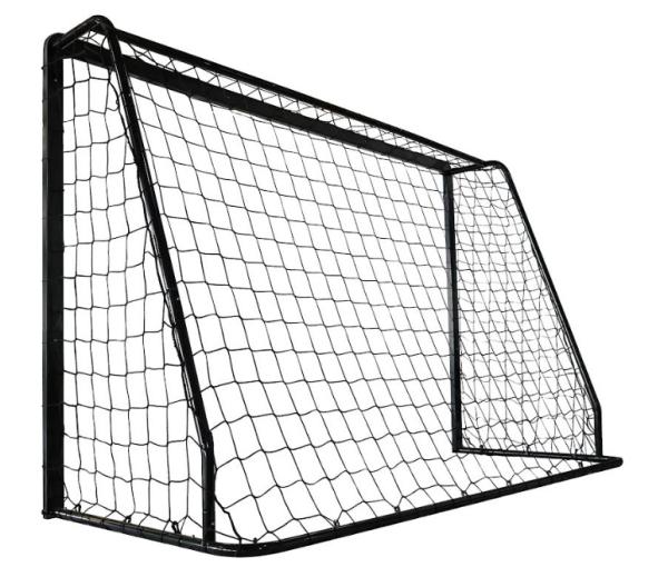 RASK Fodboldmål 240 x 160 cm SORT i stål med dobbelt overlægger