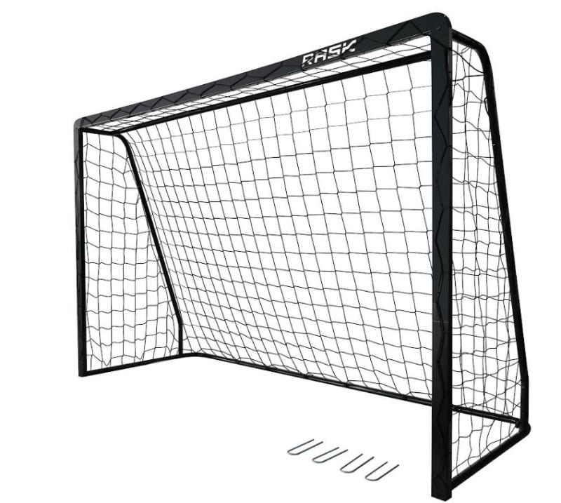 RASK Fodboldmål 300 x 200 cm SORT i stål med dobbelt overlægger