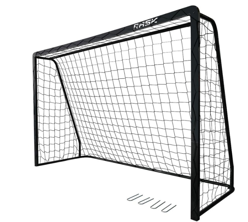 RASK Fodboldmål 300 x 200 cm SORT i stål med dobbelt overlægger