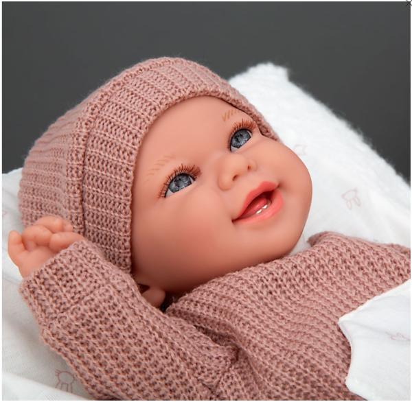 ARIAS Babyto 35 cm dukke med pude og sut (60874)