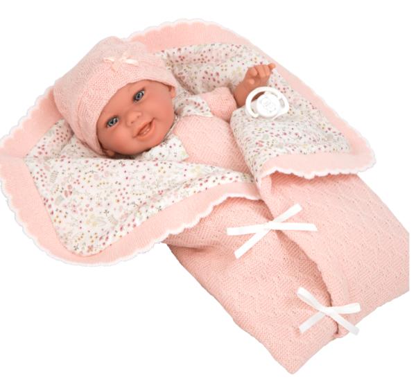 ARIAS Babyto 35 cm dukke med tæppe og sut (60727)