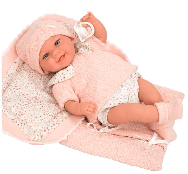 ARIAS Babyto 35 cm dukke med tæppe og sut (60727)