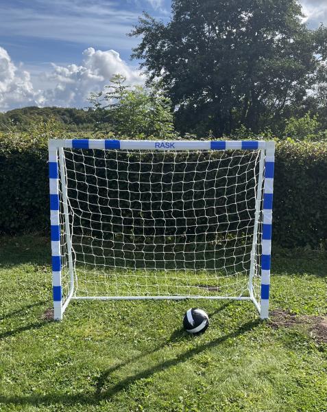 RASK Fodboldmål 180 x 150 cm Hvid/blå by