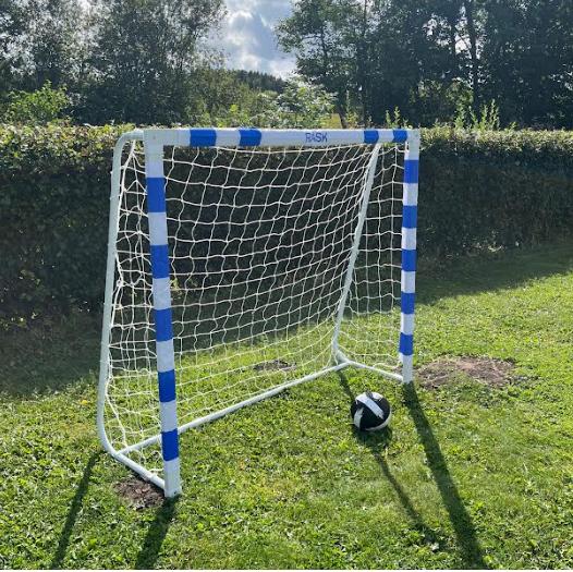 RASK Fodboldmål 180 x 150 cm Hvid/blå by