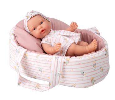 ARIAS Pillines 26 cm dukke med med bærelift (60894)